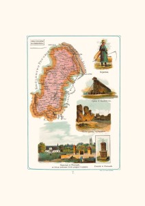 Mapa - Nieszawa, powiat nieszawski, gubernia warszawska A3
