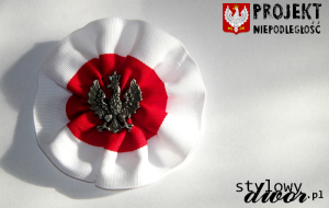 Polska kokarda narodowa - Orzeł 1919