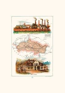 Mapa - Kutno, powiat kutnowski, gubernia warszawska A3