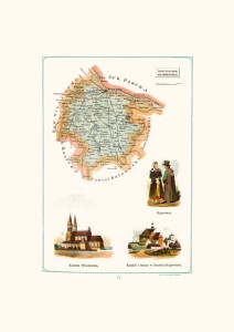 Mapa - Włocławek, powiat włocławski, gubernia warszawska A3