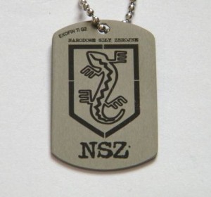 Nieśmiertelnik z tytanu - Związek Jaszczurczy NSZ
