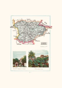 Mapa - Łomża, powiat łomżyński, gubernia łomżyńska A3