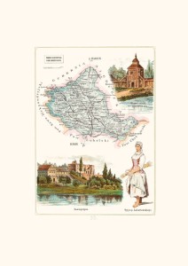 Mapa - Lubartów, powiat lubartowski, gubernia lubelska A3