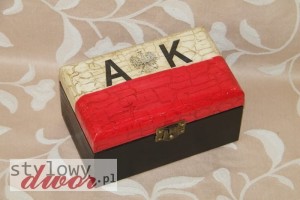 Kuferek szkatułka - AK Armia Krajowa – Powstanie Warszawskie