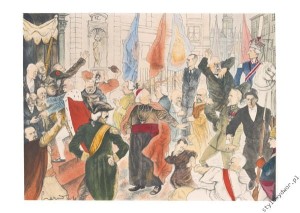 Józef Piłsudski w karykaturze - rysunek 12 - Zdzisław Czermański