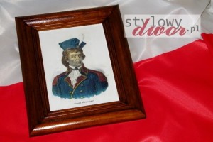 Tadeusz Kościuszko - portret na drewnie