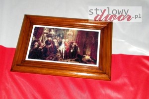 Jan Matejko - REJTAN - UPADEK POLSKI na drewnie