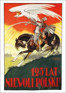 NIEPODLEGŁOŚĆ 1918 - PLAKAT 125 LAT NIEWOLI POLSKI