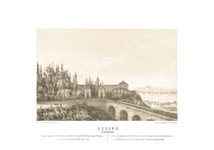 Grodno - Zamek G. Grodzieńska - Napoleon Orda - litografia