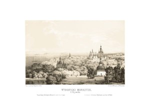Wydobycki Monaster G. Kijowska - Napoleon Orda - litografia