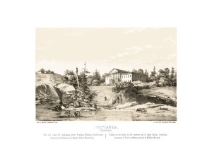 Strzyżawka - nad Bohem G. Podolska - Napoleon Orda - litografia