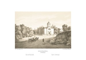 Strzyżawka - Kościół G. Podolska - Napoleon Orda - litografia