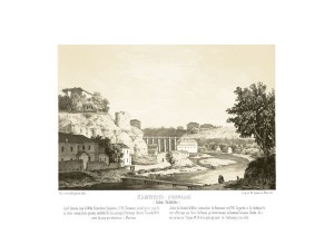 Kamieniec - ogród Wita G. Podolska - Napoleon Orda - litografia