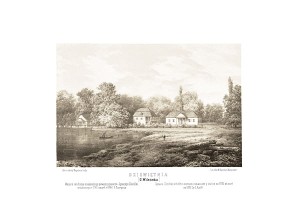 Dziewiętnia m. ur. I. Chodźki G. Wileńska - Napoleon Orda - litografia