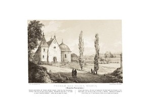 Poznań - Kościół Ś. Jana Jerozolimskiego - Napoleon Orda - litografia