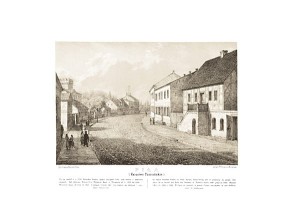 Piła m. ur. Staszica - Napoleon Orda - litografia