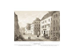 Toruń m. ur. Kopernika - Napoleon Orda - litografia