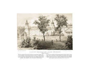 Łańcut - Napoleon Orda - litografia