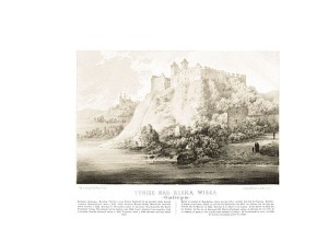 Tyniec nad rzeką Wisłą - Napoleon Orda - litografia