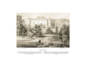 Dębno - Napoleon Orda - litografia