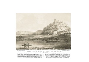 Melsztyn nad rz. Dunajcem - Napoleon Orda - litografia