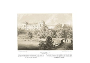 Drohowyże - Napoleon Orda - litografia