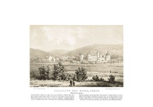 Krasiczyn nad Sanem - Napoleon Orda - litografia