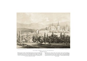 Stary Sącz czyli Sandecz - Napoleon Orda - litografia