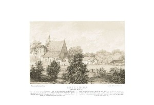 Brzeźnica m. ur. Długosza G. Piotrkowska - Napoleon Orda - litografia
