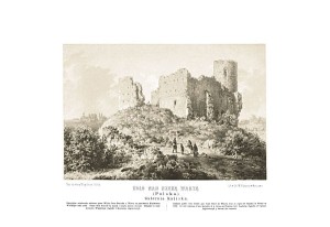 Koło Zamek Kazimierza Wielkiego G. Kaliska - Napoleon Orda - litografia