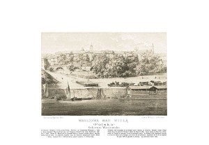 Warszawa G. Warszawska - Napoleon Orda - litografia