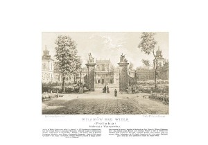 Wilanów G. Warszawska Jan III Sobieski - Napoleon Orda - litografia