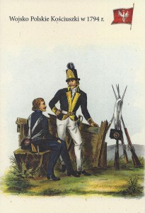 Żołnierze z regimentu generała Raczyńskiego - rys. Michał Stachowicz