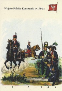 Oficerowie sztabowi konno - rys. Michał Stachowicz