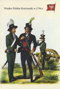 Artylerzyści z załogi krakowskiej - rys. Michał Stachowicz