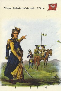 Jan Kiliński w mundurze województwa mazowieckiego - rys. Michał Stachowicz