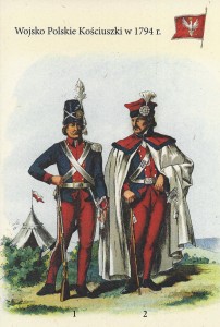 Pocztowy i brygadier kawalerii narodowej - rys. Michał Stachowicz