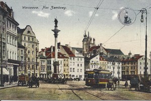 Warszawa - Plac zamkowy 1908 r.