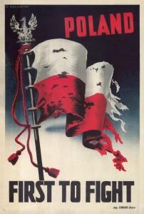 POLAND FIRST TO FIGHT - M. Żuławski Plakat 1:1