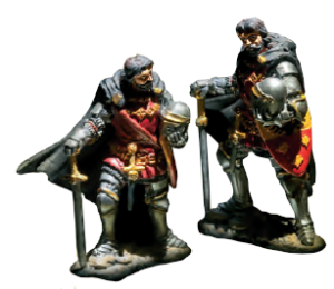 Rycerz polski XIV / XV wiek - figurka malowana