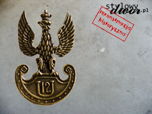 12 Pułk Ułanów Podolskich - Orzeł do czapek stare złoto