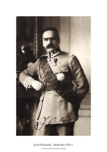 Plakat A3 - Józef Piłsudski – Belweder 1921 r.