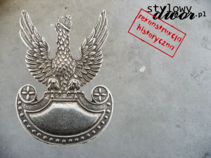 Orzeł wz. 19 do czapek - GOŁĄB wersja 2