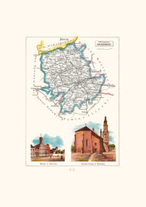 Mapa - Radom, powiat radomski, gubernia radomska A3