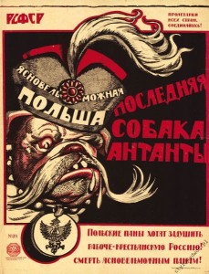 1920 Bitwa Warszawska plakat Wiktor Deni JAŚNIEWIELMOŻNA POLSKA.