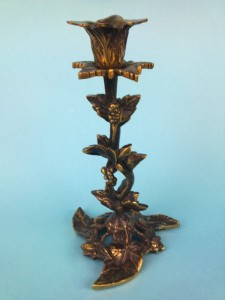 Świecznik z mosiądzu duży