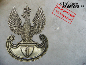 Orzeł 1 Pułku Ułanów Legionów Polskich do czapek