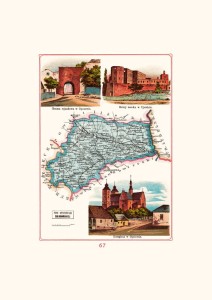 Mapa - Opatów, powiat opatowski, gubernia radomska A3