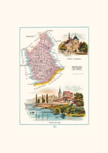 Mapa - Pińczów, powiat pińczowski, gubernia kielecka A3