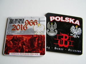 Patriotyczne podkładki pod kubek